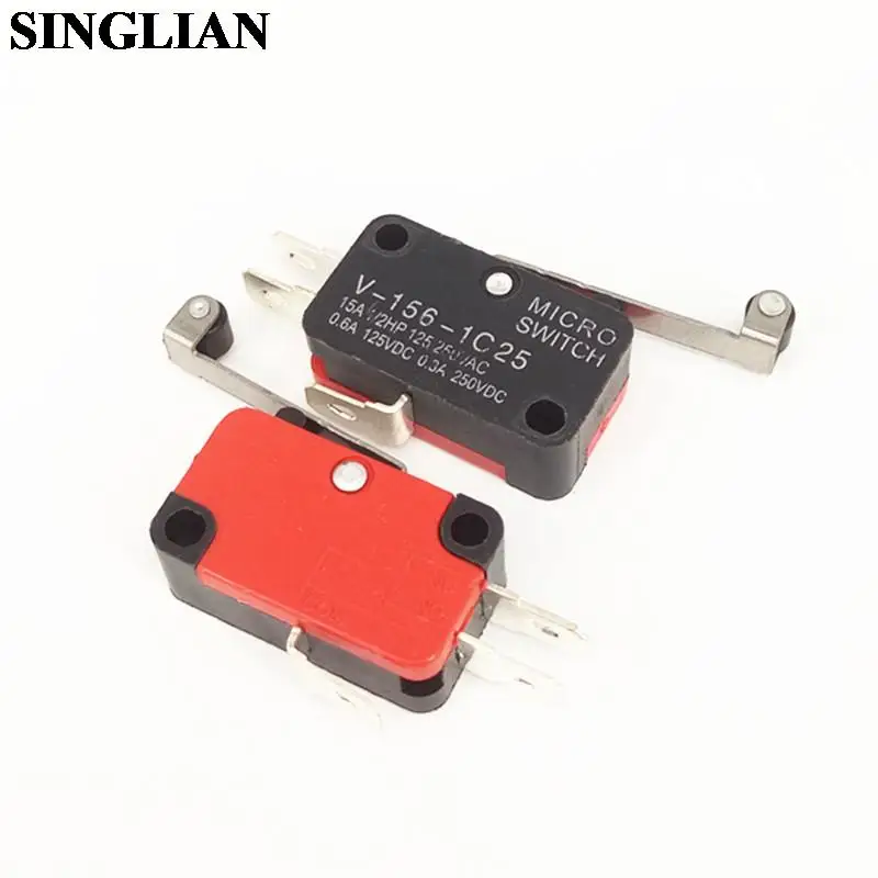 V-156-1C25 With Long Wheel Microswitch Limit Switch Silver Point
