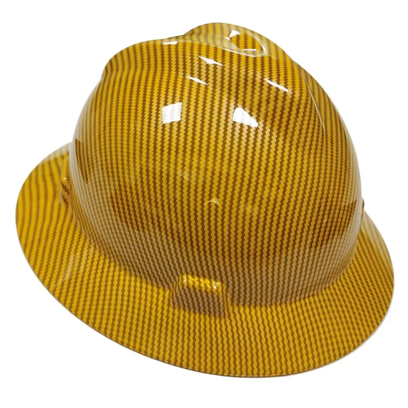 Capacete De Segurança De Design De Fibra De Carbono, chapéu De Construção Duro, Alta Qualidade, Equipamento De Proteção Do ABS, Tampão De Trabalho