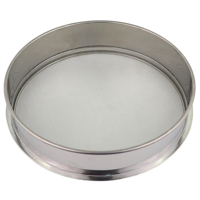 4-500M Round Stainless Steel Lab Sieve Aperture Standard Sifters Shakers Kitchen Flour Powder Filter Screen Soil Strainer