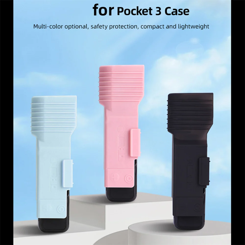 Para dji osmo pocket 3 lente capa protetora pc câmera protetor de tela acessórios de armazenamento