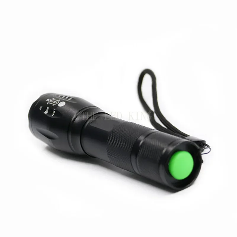 Portable Powerful LED Lamp XML-T6 Flashlight Linterna Torch Uses 18650 Chargeable Battery Outdoor Camping Tactics Flash Light