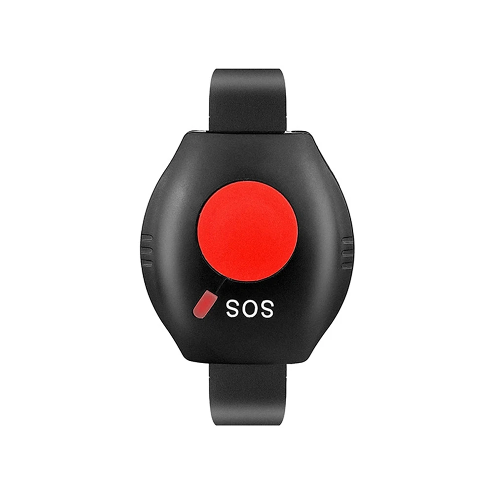 นาฬิกาข้อมือ RF รีโมทคอนโทรลแบบนาฬิกาปุ่มโทรเข้ารีโมทคอนโทรลไร้สายปุ่มฉุกเฉิน SOS 433MHz