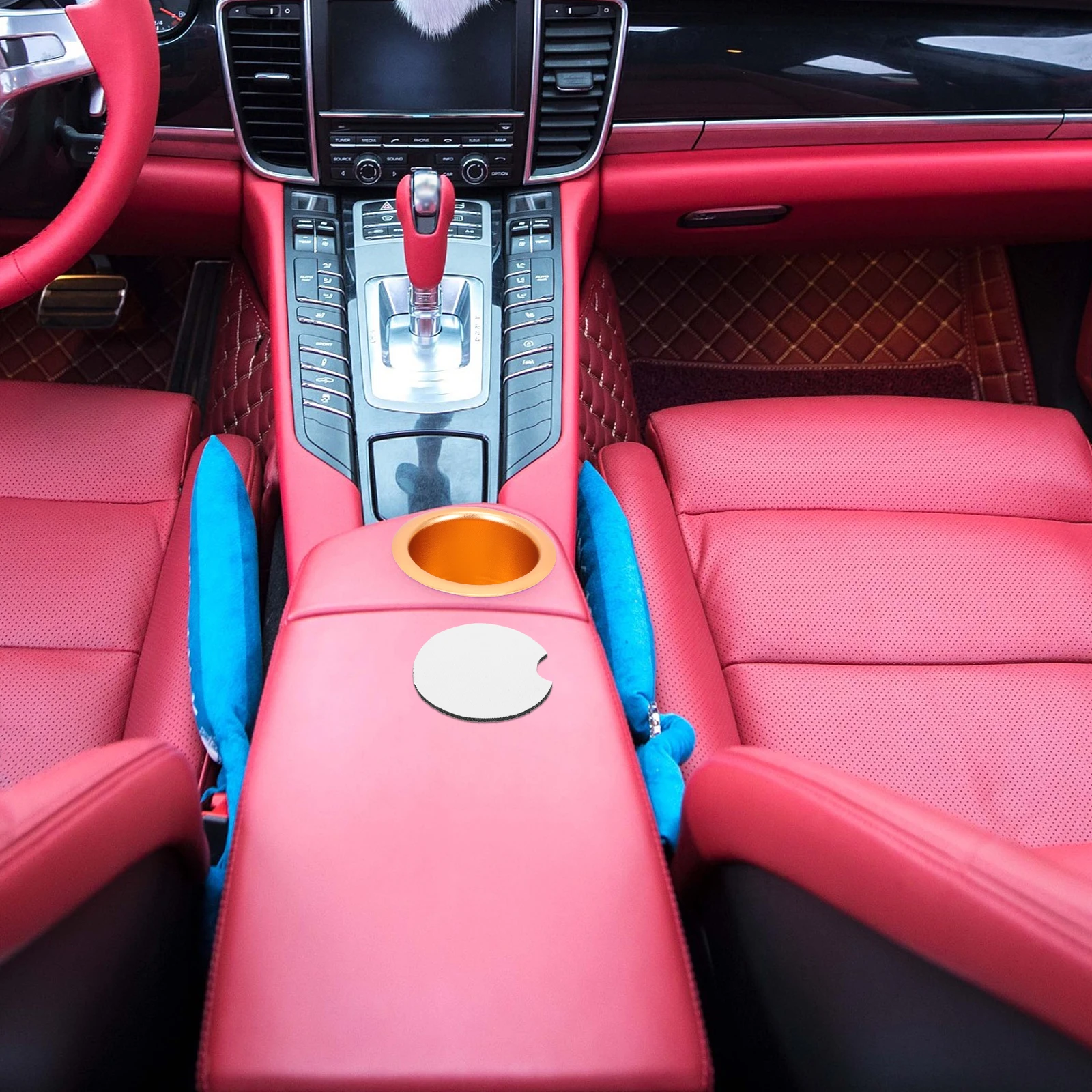 

20pcs Cup Mat Blank Sublimation Wear Resistant Rubber Pad for Home Kitchen Table Dining Anti Cup Accessory Slip