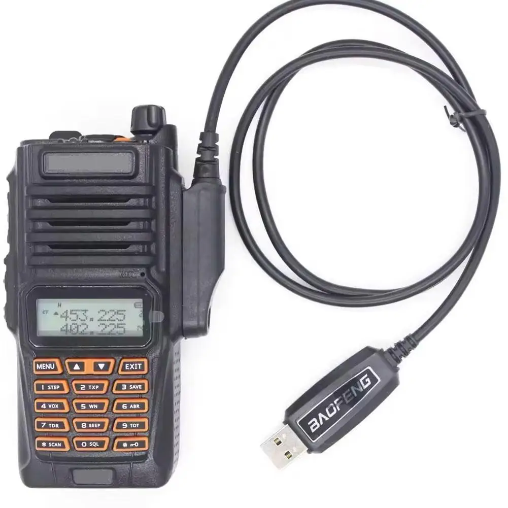 สำหรับ UV5R Baofeng/888S UV-3R + สายโปรแกรม K-HEAD สายความถี่ walkie-talkie แบบพกพาสาย USB เขียนข้อมูลไดรฟ์ K4S6 CD