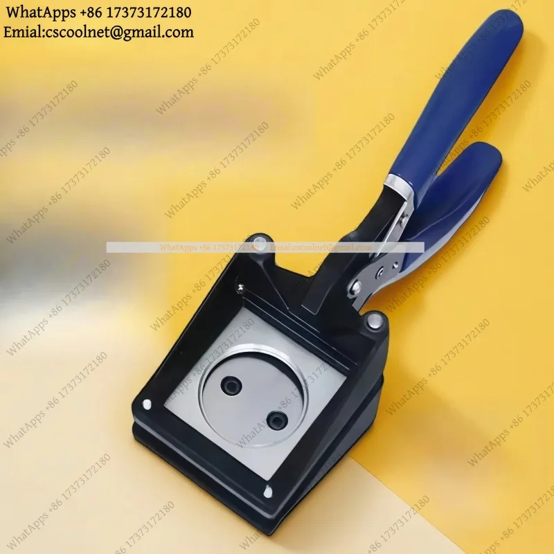JS02 Manual Circle Punch 25 30 35 40 44mm Round Die Cutter Handheld Cutter Tool for Photo Paper Cardstock Craft Scrapbooking