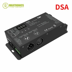 DMX512 To SPI Decoder (with RF) LED Pixel Dimmer Display DSA 5-24VDC For WS2811 WS2812 SK6812 UCS1903 RGB or RGBW LED Strip