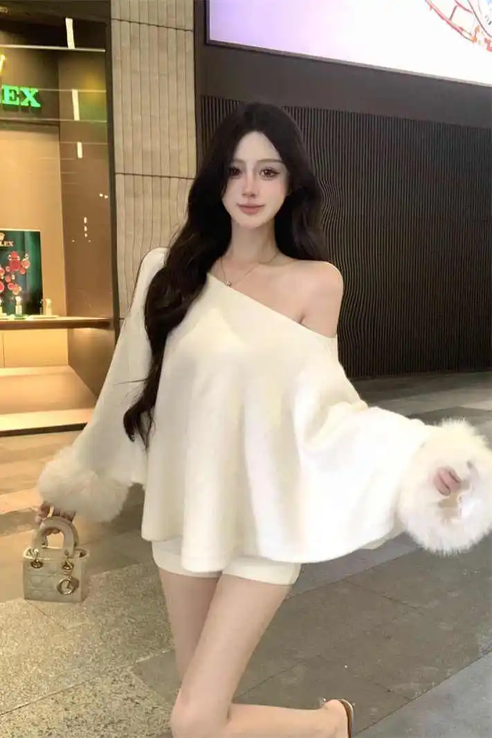 

Свитера Джемперы Пуловеры Женские Подростковые Готические Противополосающие Подол Полуприталенные Кофейные Сексуальные Дата Женственные Довольно Boxy Fluttering BF Ins