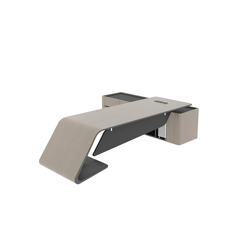 Office boss table light luxury high-end president simple modern office manager and chair combination