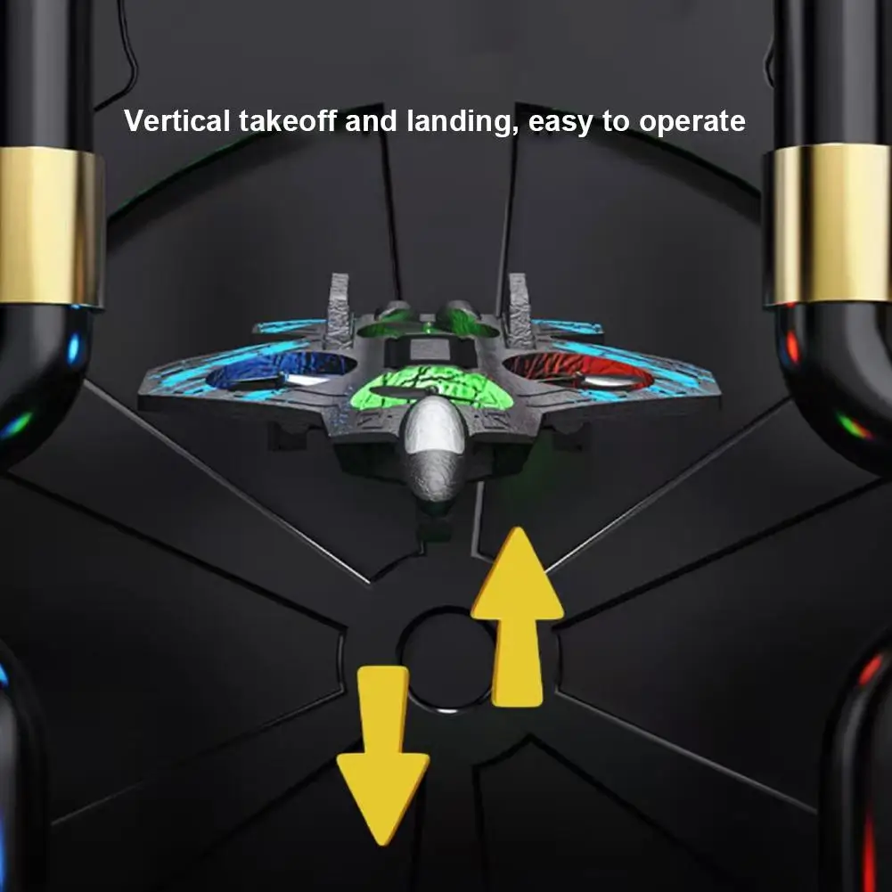 Espuma epp controle remoto lutador de espuma detecção gravidade 2.4g dublê quatro motor helicóptero portátil recarregável rc hobby jato avião