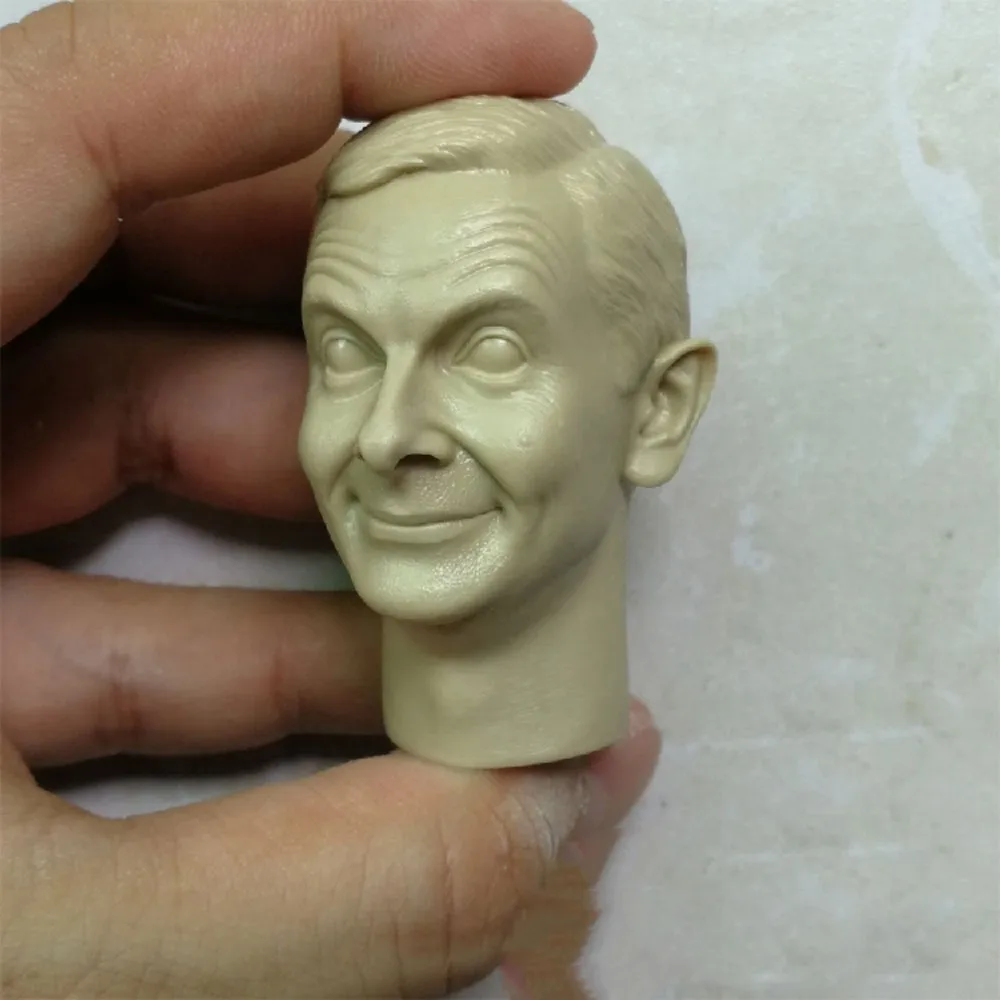 Mr bean Male  Head Carving Soldier  Actor Star Model 1/6 Scale Action Figure Figure Doll Body HObbies Doll Collection  Toys