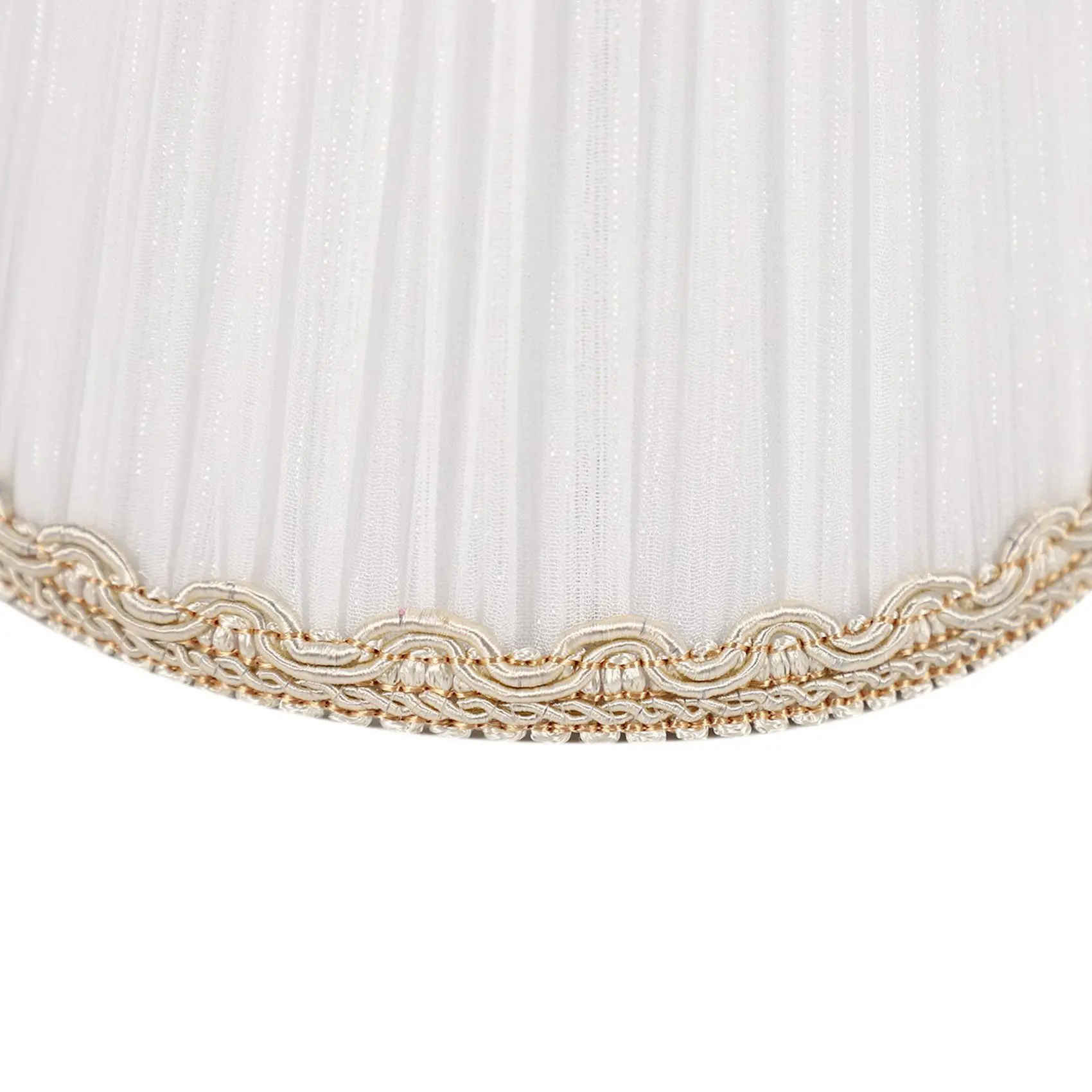ABKJ-Chandelier Shades,ONLY For Candle Bulbs,Clip-On Fitter Lamp Shades,Set Of 18, White
