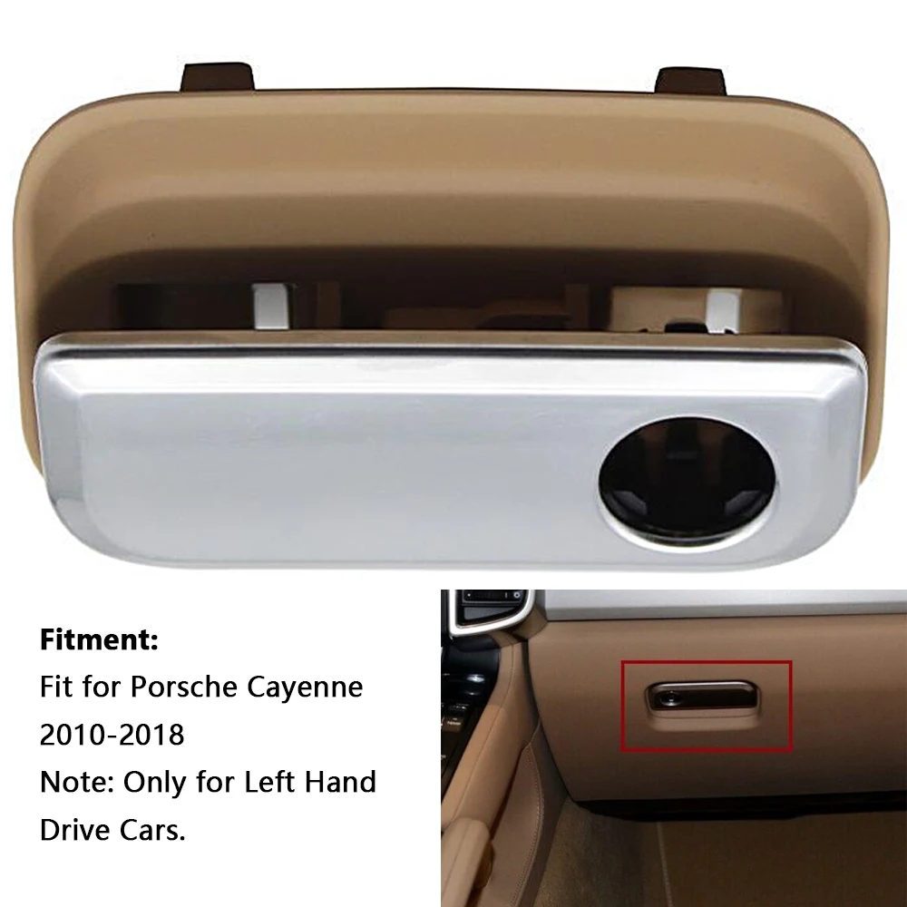 

Car Glove Box Lock Latch Handle Passenger Side Beige For Porsche Cayenne 2010-2018 958 552 147 026W0