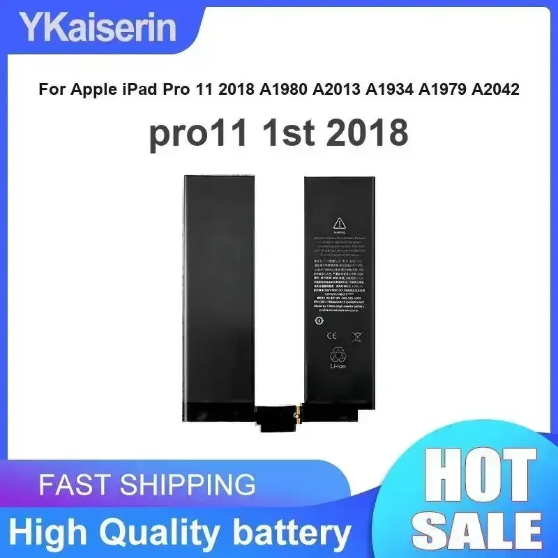 

Tablet Battery For Apple iPad Pro 11 2018 A1979 A1983 A2013 A1934 pro11 1st Reliable Replacement Stable Power Supply 7869mAh