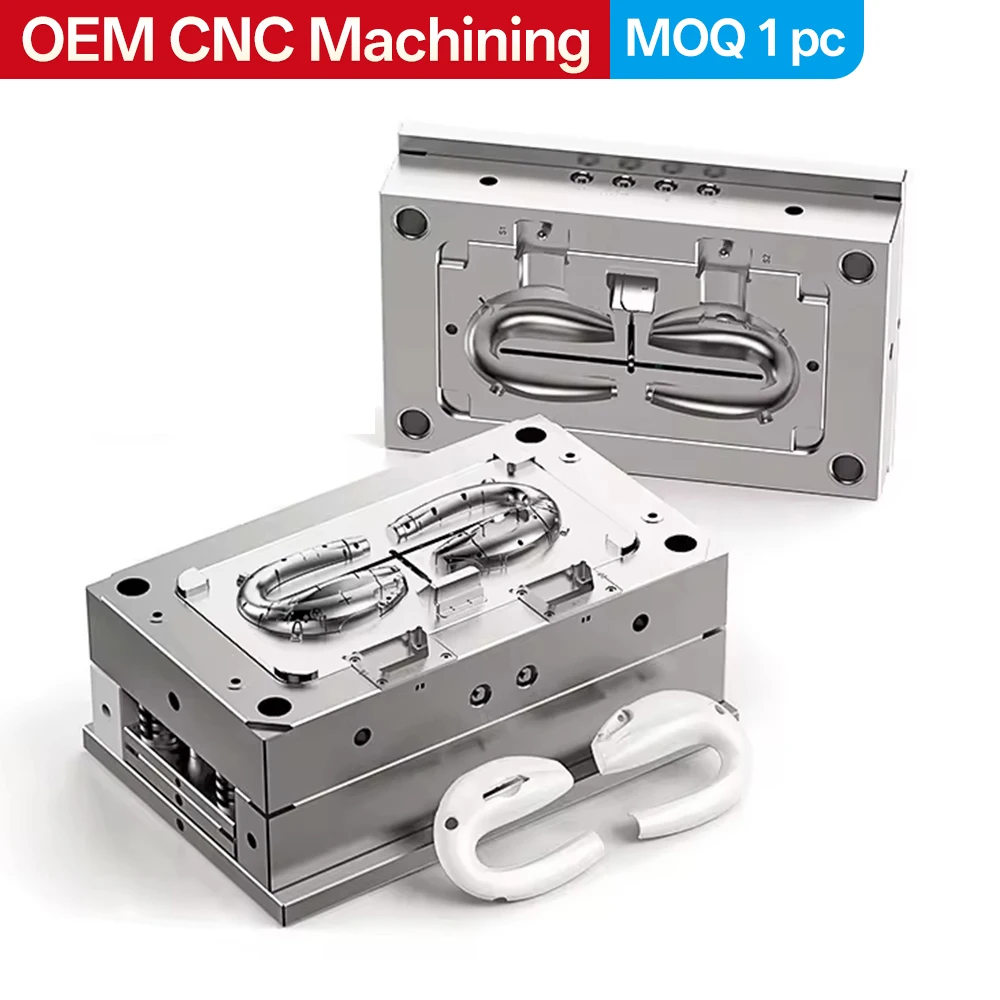 CNC Precision Machining Custom Aluminum Alloy Injection Molds Suitable for ABS/PC/POM Plastic Component Production