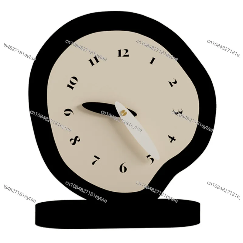 Cream wind Internet celebrity living room entrance desktop ornament hour clock pendulum desktop silent creative high
