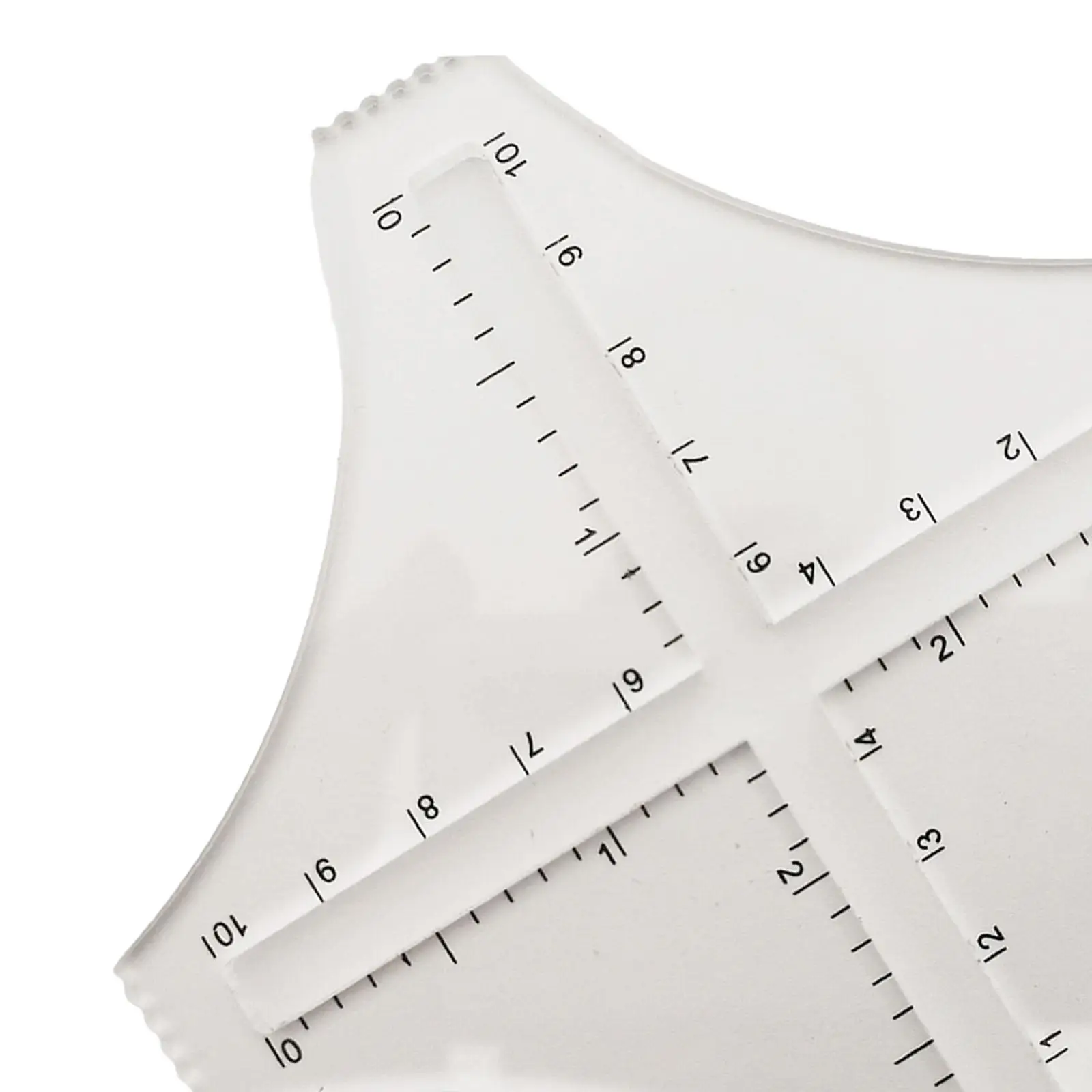 PVC Transparent Density Ruler Artists Multifunction Scale Drawing Student Designers Handmade Smooth DIY Sewing Templates