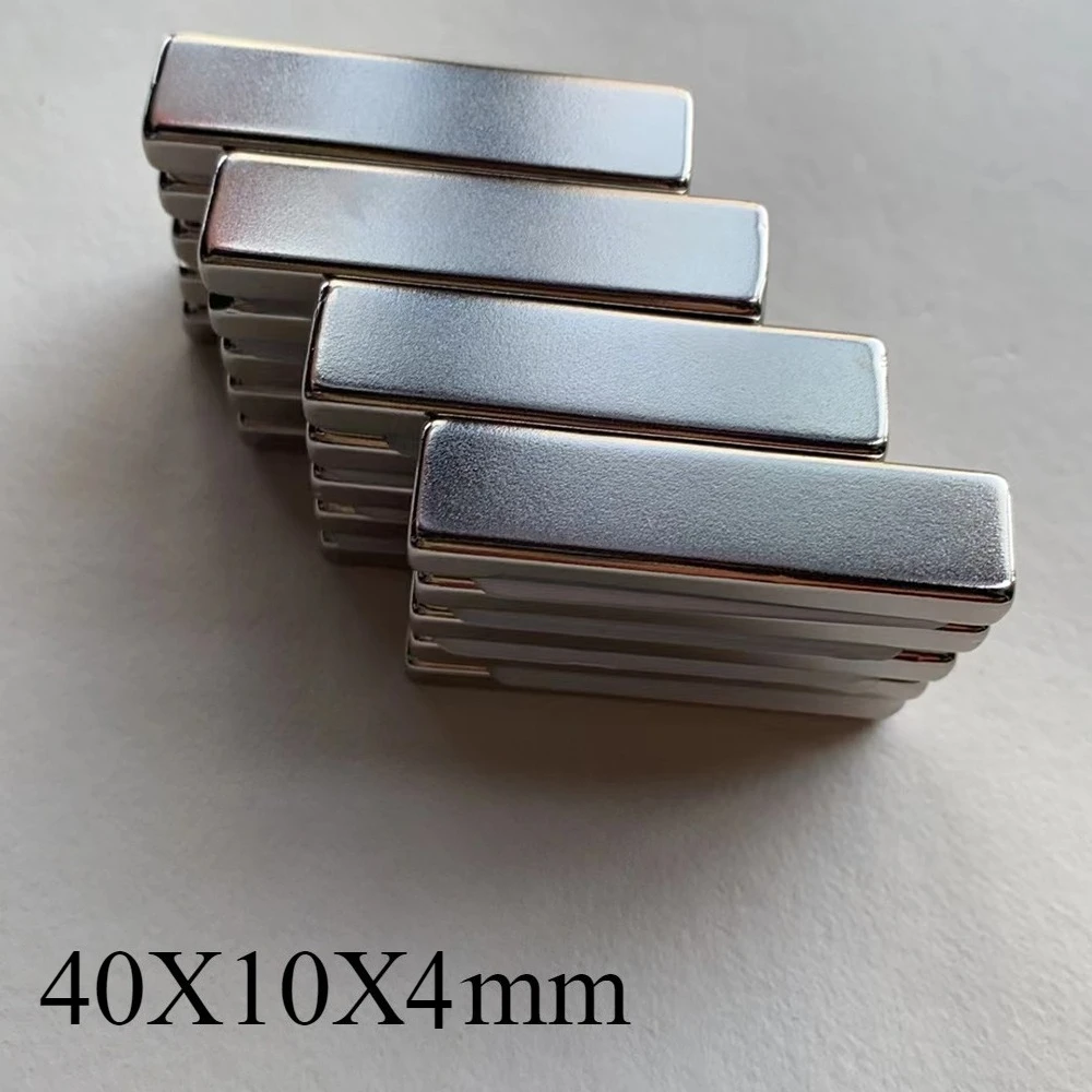 N52 40X10X4 40X10X3 Disc Aimant BAR Refrigerator Magnets Dropshipping Neodymium Motor Ebike Customised Diy Fridge Science Strong