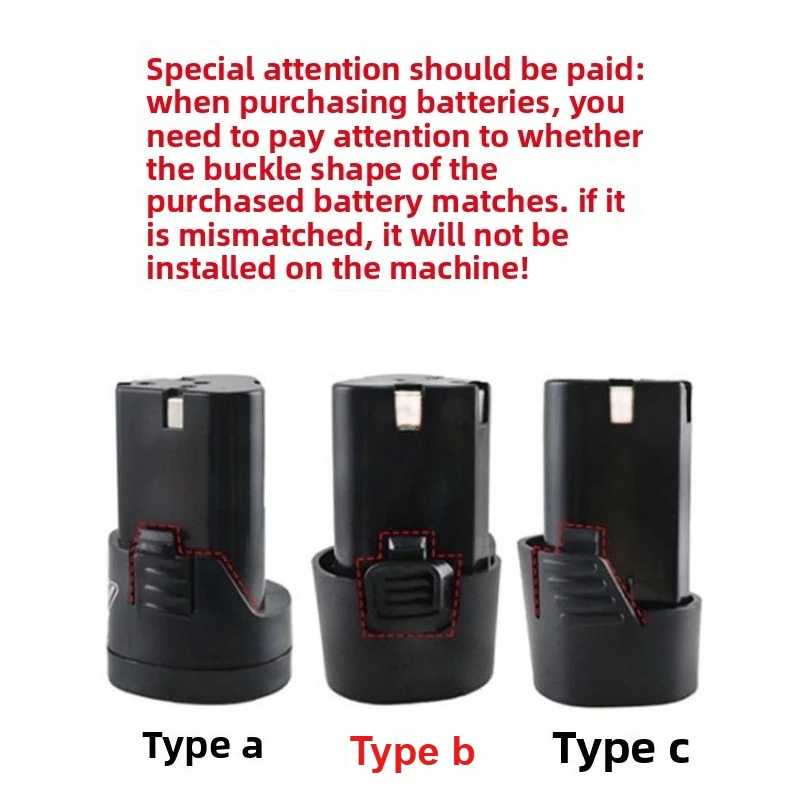 Nuovo 12V 1500mAh-3000mAh Batteria ricaricabile universale agli ioni di litio per utensili elettrici Smerigliatrice angolare Trapano Cacciavite elettrico