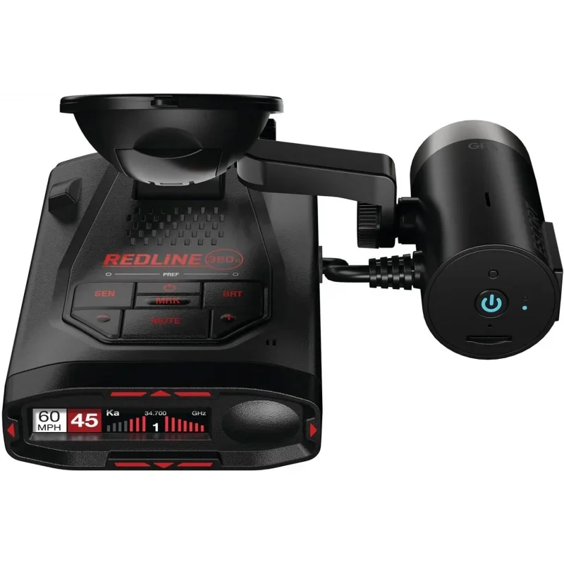 Escort Redline 360C Laser Radar Detector & Escort M2 Smart Cam Bundle - 1080P Full HD Video Extreme Range AI Assisted