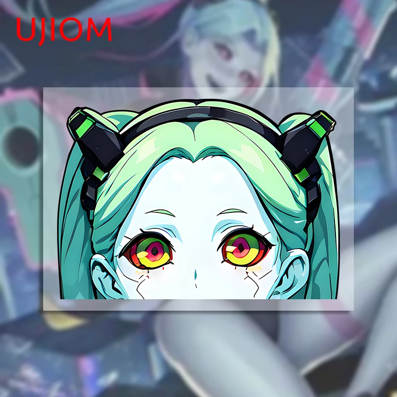 UJIOM Rebecca Peeker Girl Wall Sticker Lovely Creative Trendy Edgy Vinyl Graffiti Decal Creative Personality Anime Wallpapers