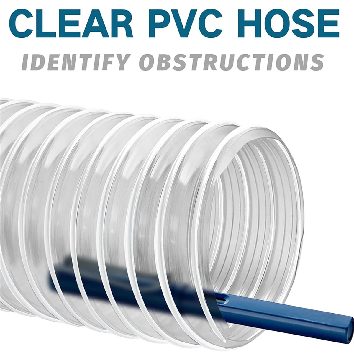 

AA98 Шланг для сбора пыли из ПВХ и 2 порта 1/2 дюйма длиной 10 футов, шланг для сбора пыли, шланг для сбора пыли из ПВХ для систем сбора пыли