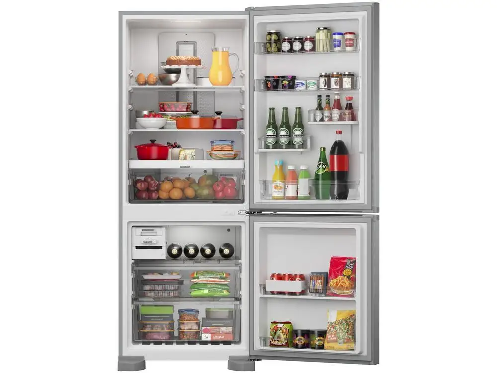 مبرد ثلاجة براب ، دوبلكس حر من الصقيع ، فضي 447L ، BRE57FK ، من من من من نوع V