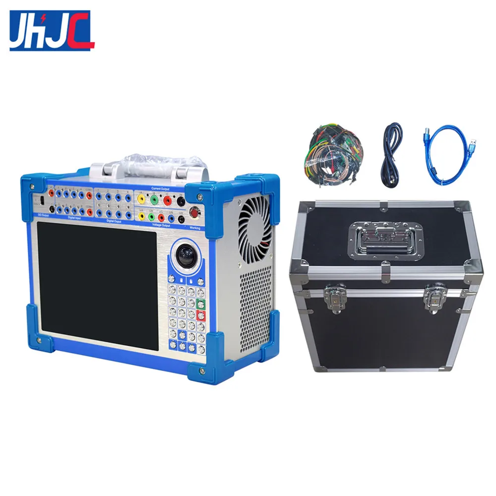 High Precision Portable 3 Phase Relay Protection Tester Secondary Current Injection Relay Test Set Electric Relay Tester Machine