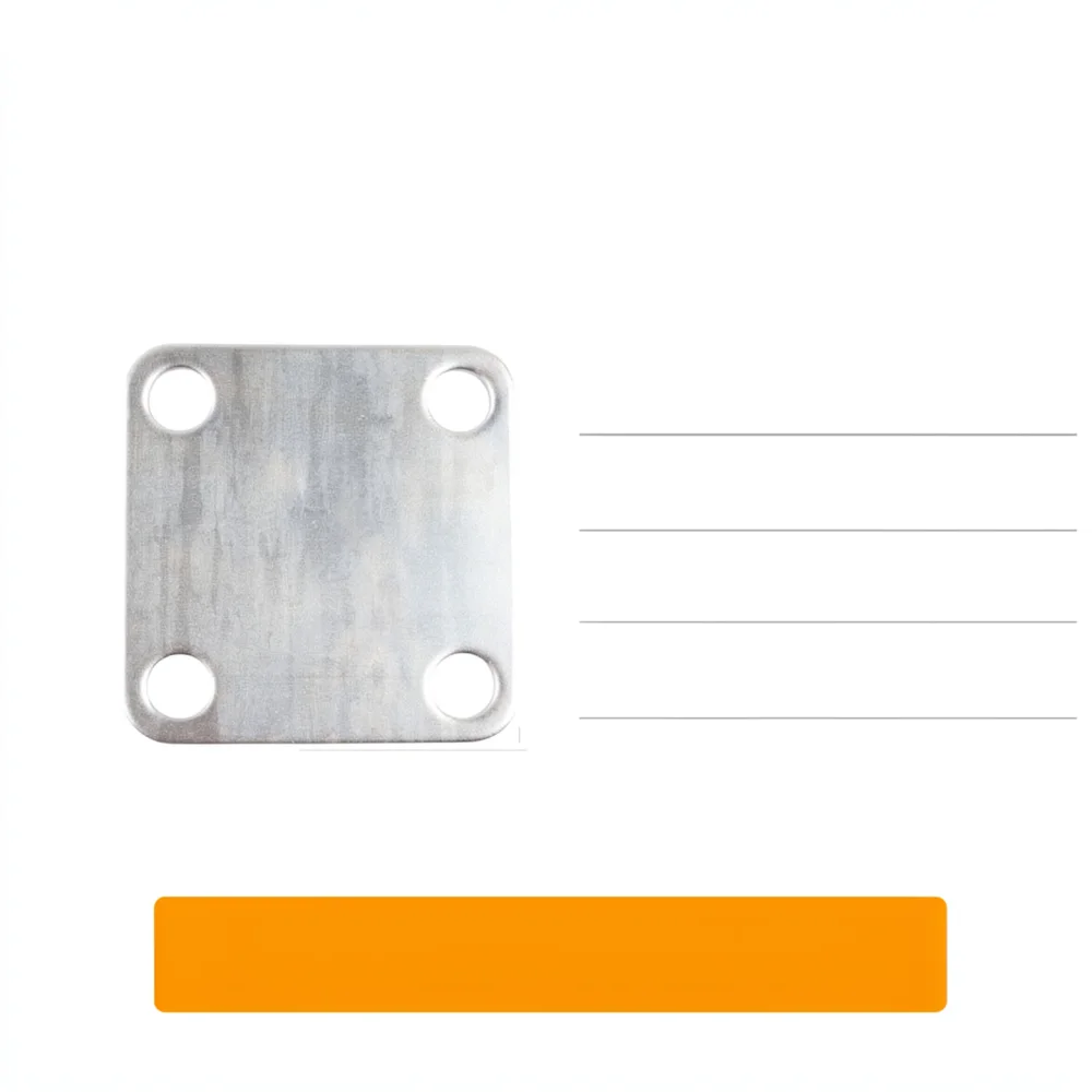 Professional Steel Base Plate Connector For Fence Post Installation Stable Hardware For Patio And Deck Railing Support