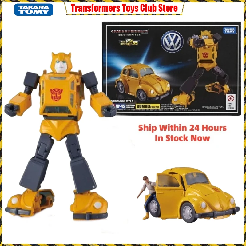 In Stock Takara Tomy Transformers MP-45 KO Bumblebee Ver.2.0 Volkswagen Type 1 Action Figure Autobot Model Gift Collection