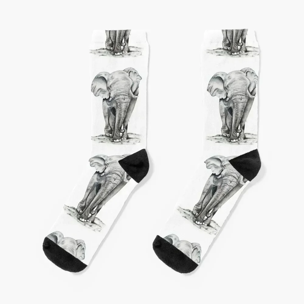 

Elephant at a steady pace. Socks gym Men's FASHION hiking Socks Men's Women's