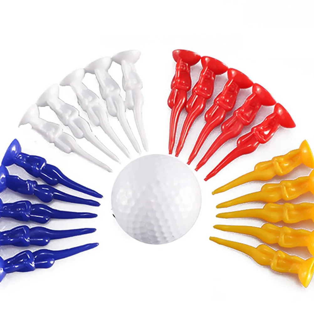 

24Pcs Golfs Tees Sturdy Ball Spikes Customize Height Consistent Swing Golf Accessories Golfs Pegs Golfing Spikes