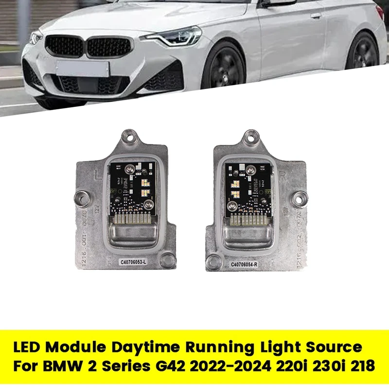 

1 пара, передняя фотовспышка для BMW 2 серии G42 2022-2024 220I 230I 218