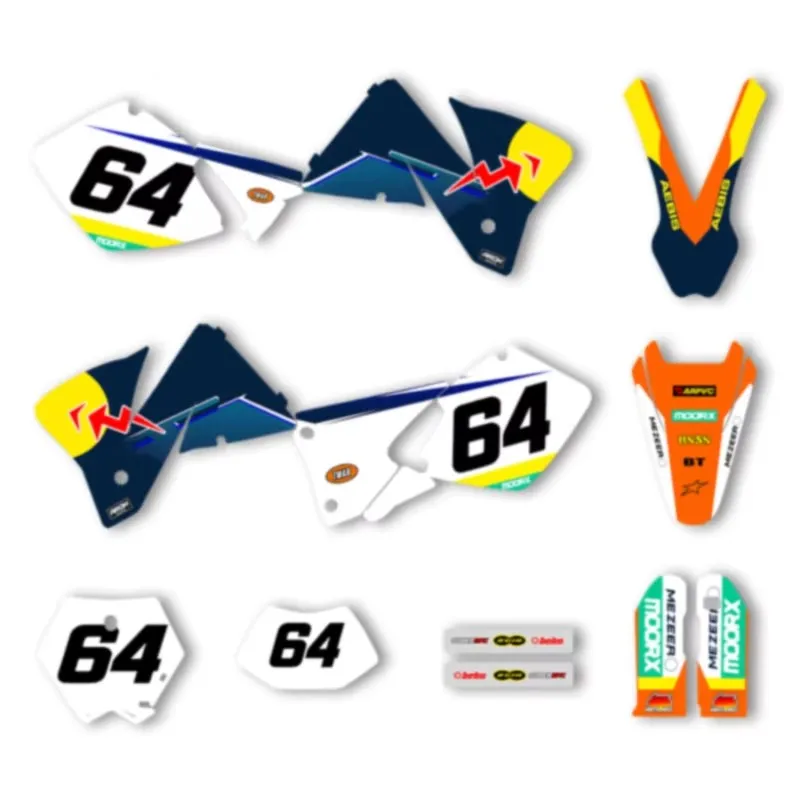 

For KTM SX SXF EXC XCW 1998 1999 2000 QUEEN X MOTO Motorcycle Graphics MX Stickers Motorcross Accessories 001