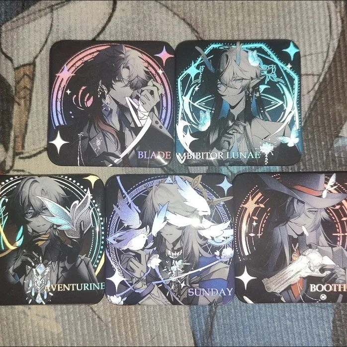 هونكاي: ستار السكك الحديدية الظلام القوطية الأحد افينتورين ساحة معدنية فلاش بروش شارة بدبوس مجوهرات اكسسوارات للملابس على ظهره هدية