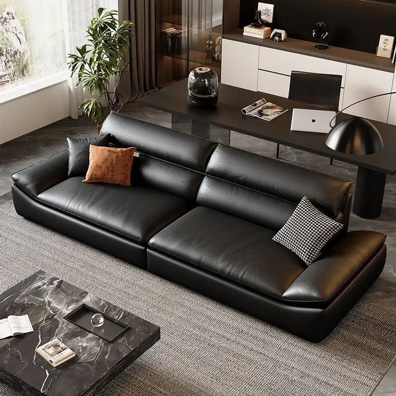 Sailing sofa living room small apartment light luxury modern fashion straight row super wide sitting deep sofa comfortable