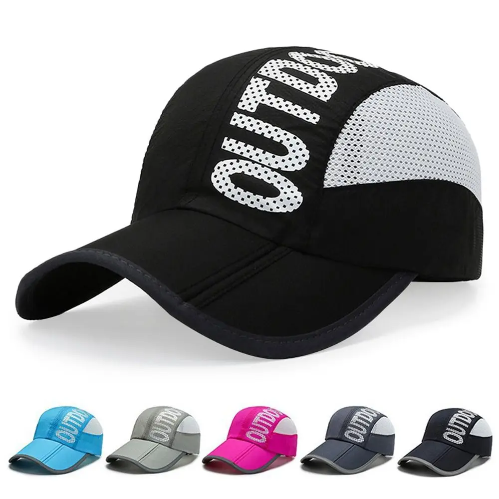 

Outdoor Adjustable Sun Hat Breathable Quick-drying Baseball Cap Casual Hip Hop Visors Cap for Men Women