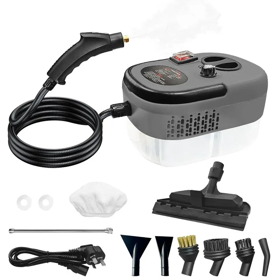 Cleaner for Car, 2500W High Pressure Steamer for Cleaning with 11 Attachments, Portable Steam Cleaner For Car Detailing, Home, U