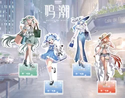Hot Game Wuthering Waves Changli Jinhsi Youhu The Shorekeeper Keychain Cosplay Figure  Acrylic Stand Model Plate Gifts