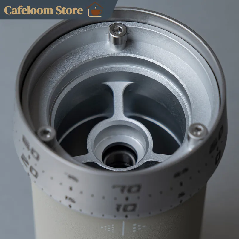 Sou Sik P-1 Manual Coffee Grinder Desert Yellow Portable Hand Coffee Mill For Pour Over Espresso Brewing For Home Outdoor