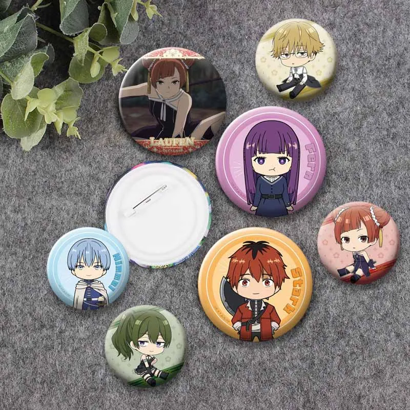 

Custom Cartoon Character Coin Brooch Stark Himmel Fern Frieren Enamel Pins Jewelry Badge Backpack Shirt Accessories Friend Gifts