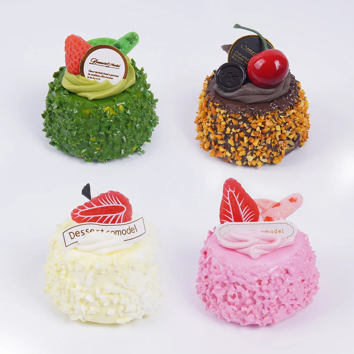 

Artificial Chocolate Cake Mousse Fake Cake Dessert Shop Refrigerator Stickers Food Play Window Display Simulation Decorations