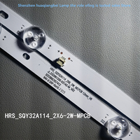 LED Backlight Strip For Hrs Sqy32a114 De 6 Leds Vios Vi 92464 Strisce LED 6 HRS_SQY32_2X6_2W_MCPCB, Nevir NVR-7703-32RD2-N 6LED