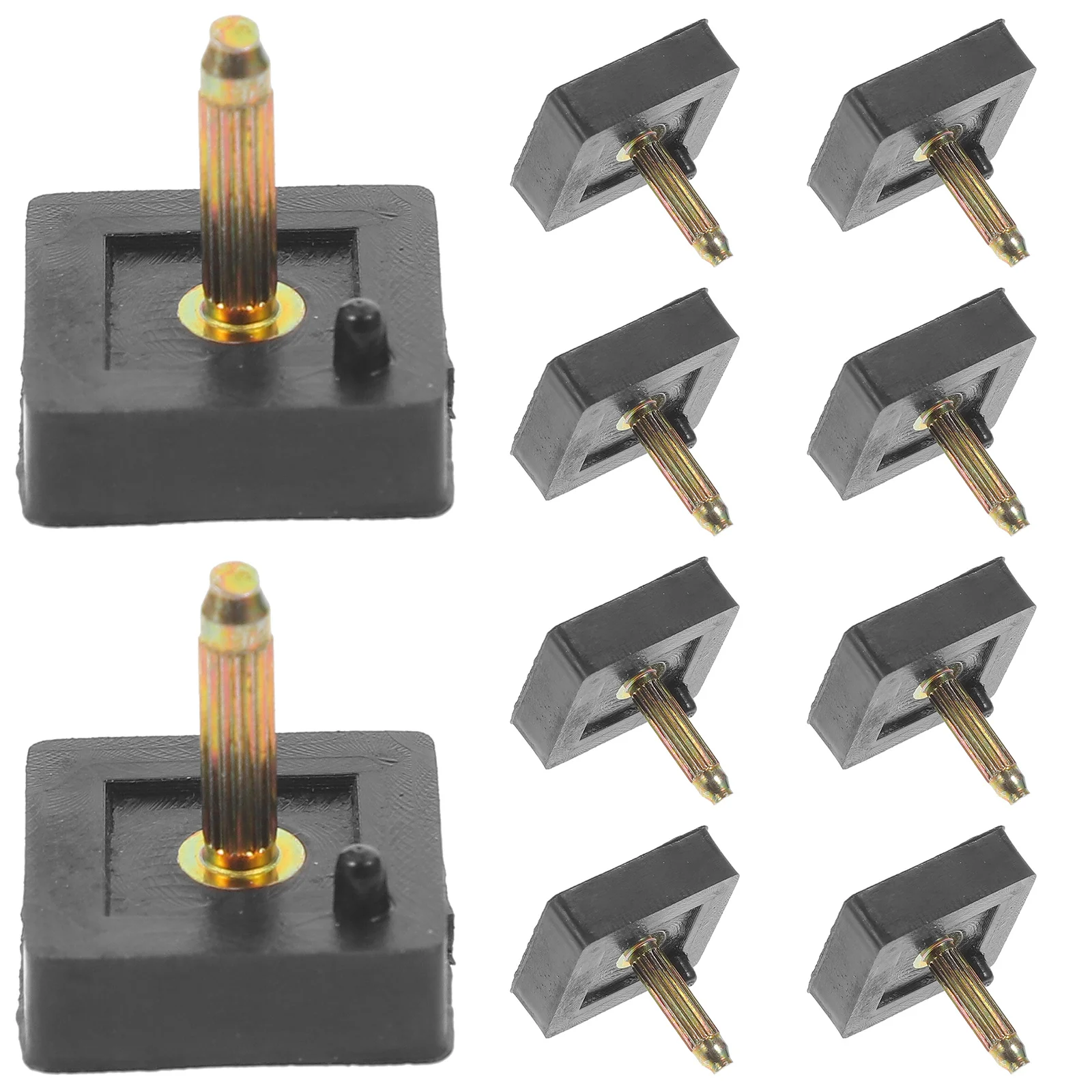 

5Pairs Square Heel Caps Replacement Tips for High Heels Fashionable Design Shoe Repair Accessories High Heel Replacement Tips