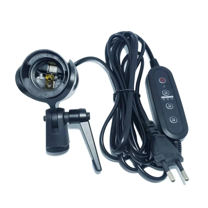 Verstellbare Metalls tativ LED wachsen Licht Zubehör Boden stehend Stativ E27 Sockel mit 2m 5m Schalter Draht für Pflanzen Wachstums lampe