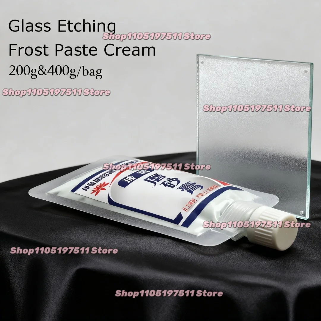 200g Glass Etching Frost Paste Glass Record Engraving Cream for DIY Tools