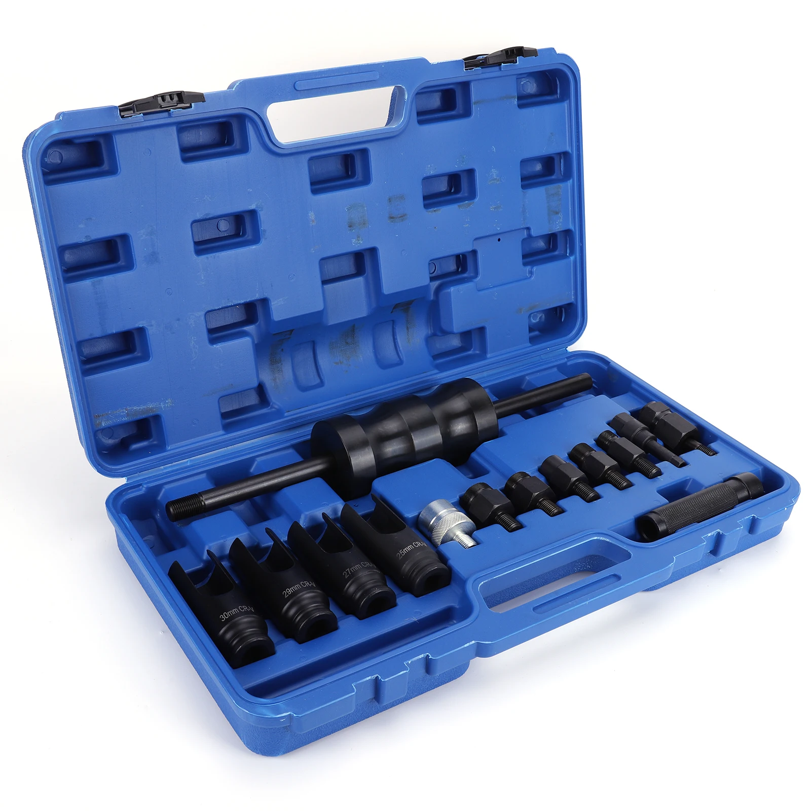 

14pcs Universal Injection Puller Extractor Kit Tool Injector Remover Common Rail Adaptor for Bosch Delphi Siemens