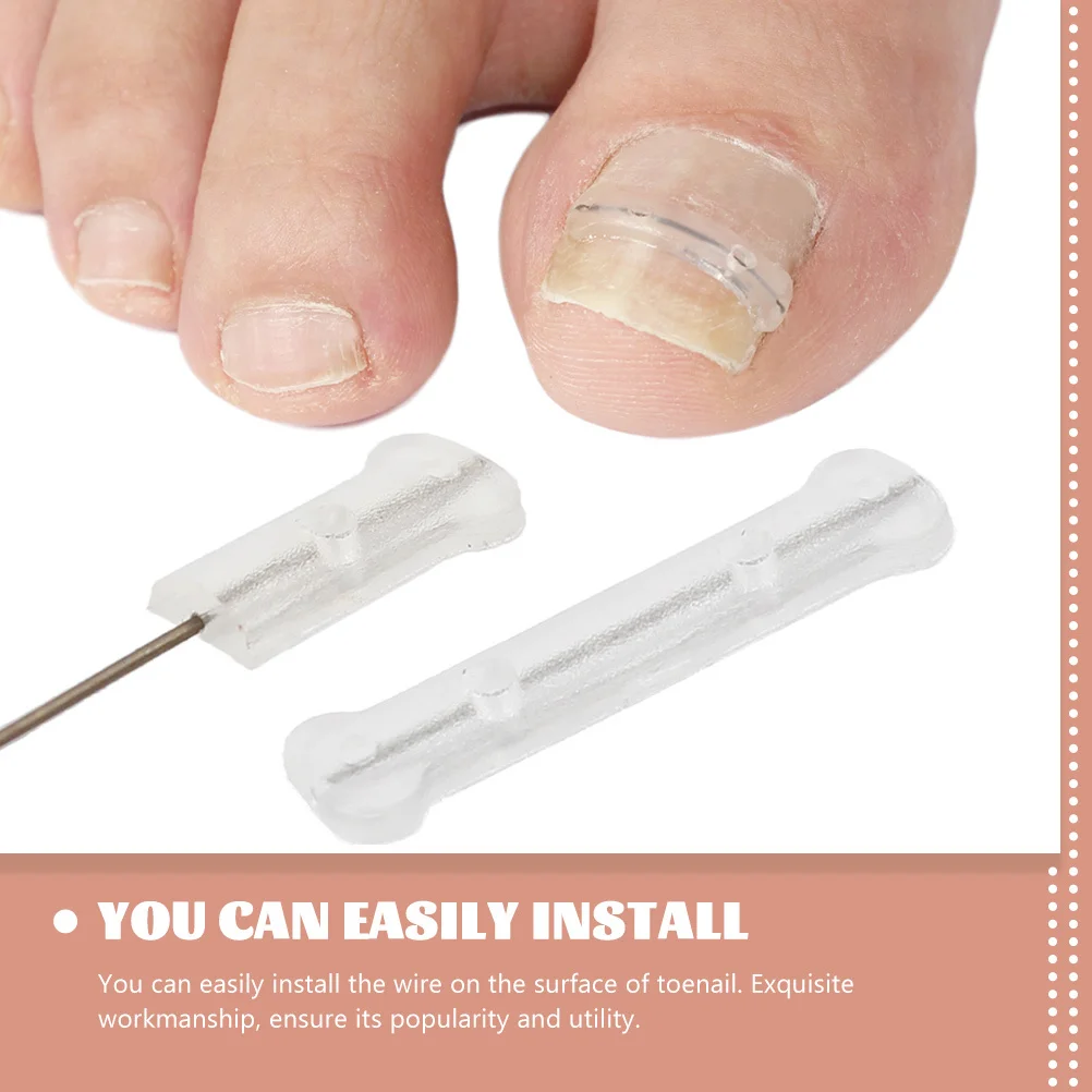 

Toenail Corrector Reusable Ingrown Toenail Treatment Professional Nail Correction Wire for Daily Use Foot Care Tool