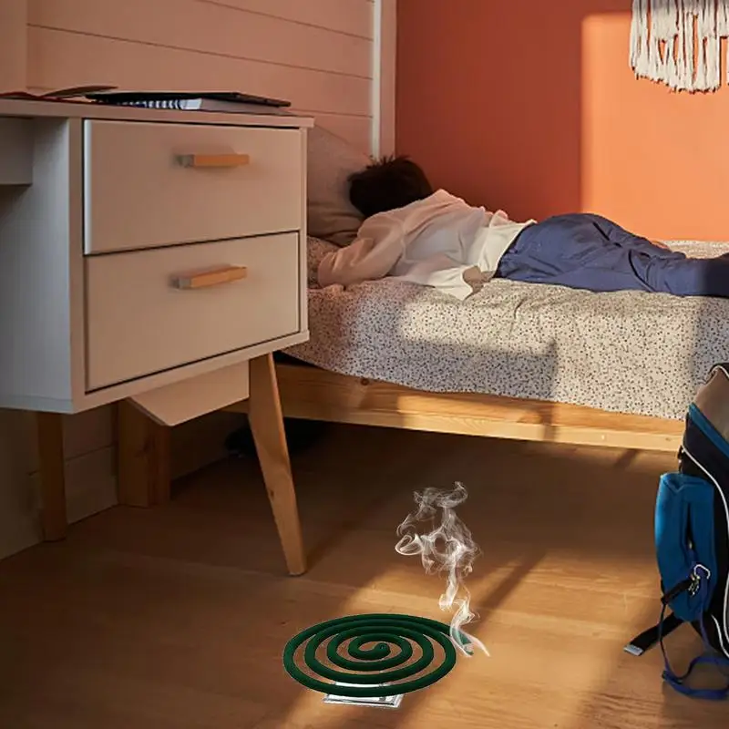 Спираль цитронеллы для благовоний, натуральная спираль, Эффективное сжигание до 12 часов, для использования на улице и в помещении, на открытом воздухе, в кемпинге Спираль цитронеллы для благовоний, натуральная спираль, Эффективное сжигание до 12 часов, для использования на улице и в помещении, на открытом воздухе, в кемпинге