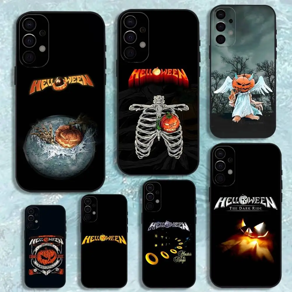 

Band Helloween Rock Phone Case For Samsung S25,S24,S21,S22,S23,S30,Ultra,S20,Plus,Fe,Lite,Note,10,9,5G Black Cover