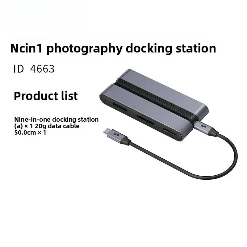 Applicable to Apple TypeC plug docking station, multi-expansion splitter SD card TF card reader hub
